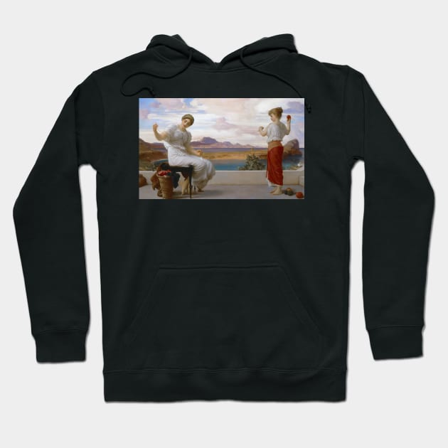 Winding the Skein by Frederic Leighton Hoodie by Classic Art Stall